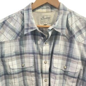 Lucky Brand Plaid Short Sleeve Shirt